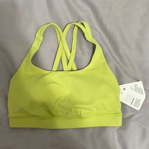 Brand NWT Lime Green Lululemon Energy Bra